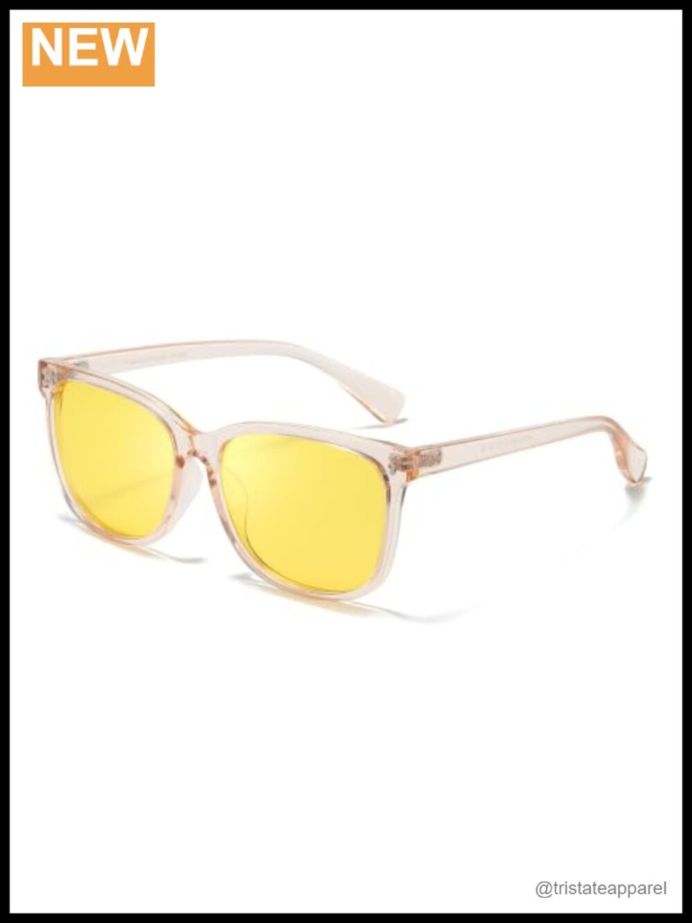 Polarized Night Driving Glasses Anti Glare UV Protection Square